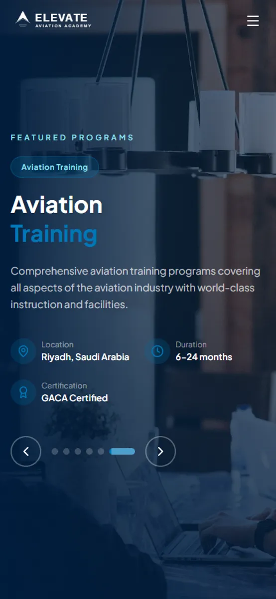 Elevate Aviation Academy mobile