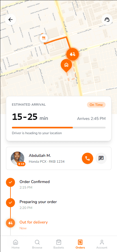 live courier tracking
